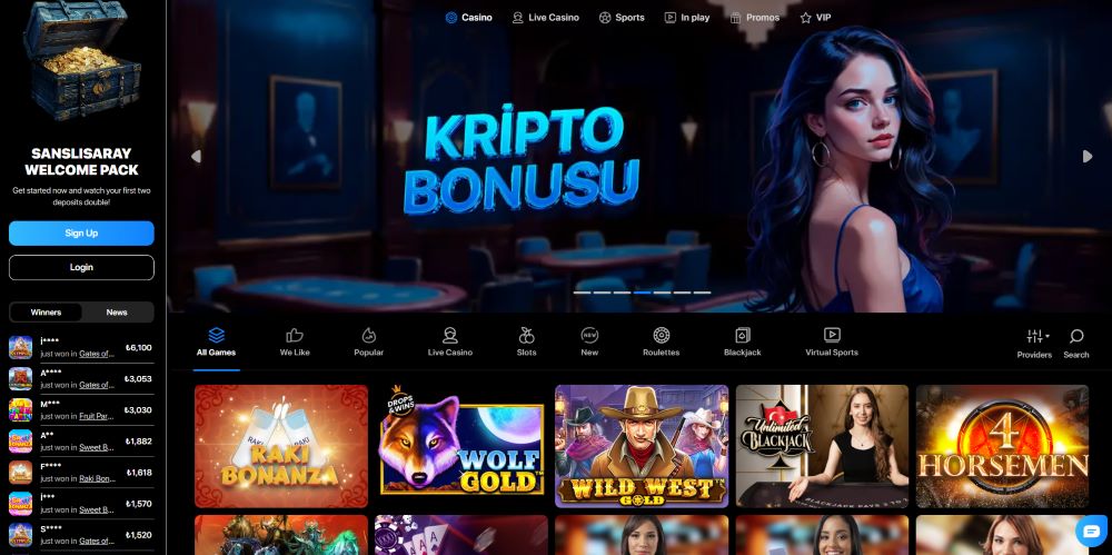 SansliSaray Online Casino